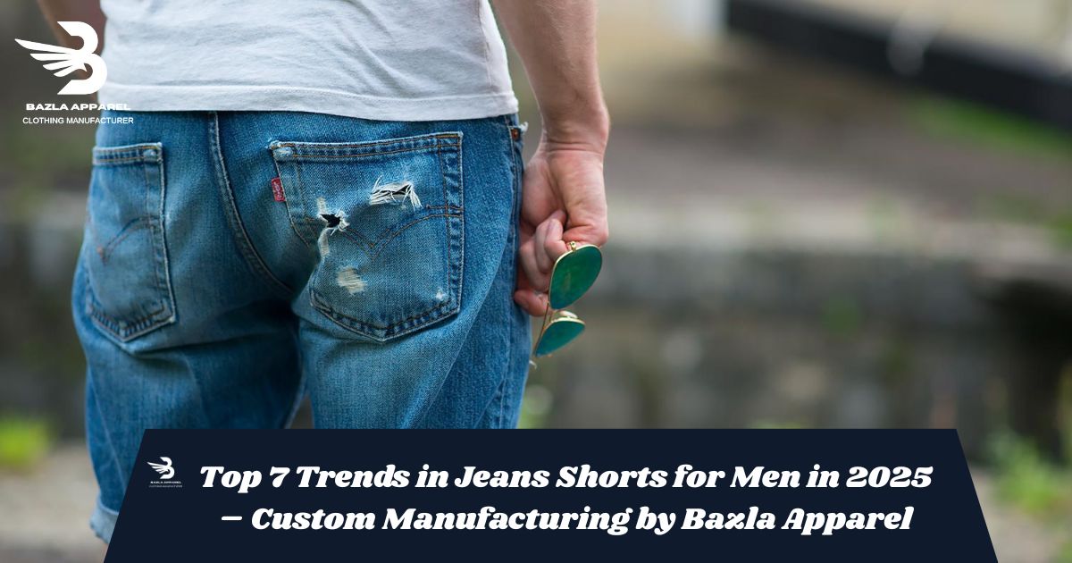 Top 7 Trends in Jeans Shorts for Men in 2025 – Custom Manufacturing by Bazla Apparel