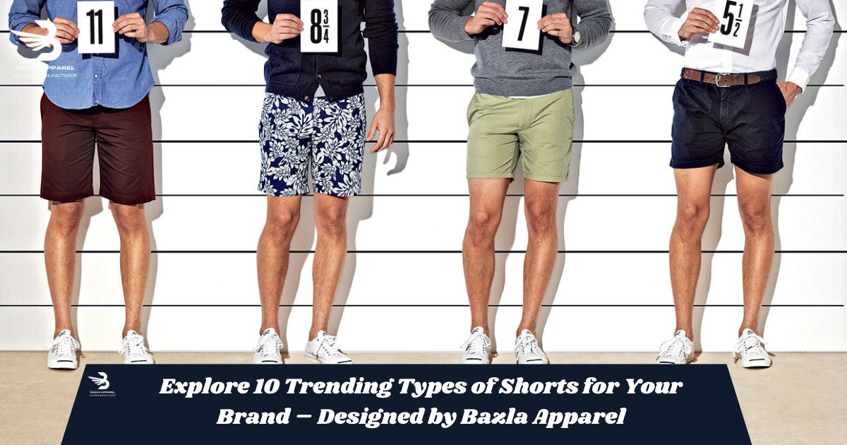 Explore 10 Trending Types of Shorts for Your Brand – Designed by Bazla Apparel