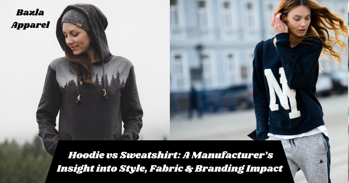 Hoodie vs Sweatshirt: A Manufacturer’s Insight into Style, Fabric & Branding Impact
