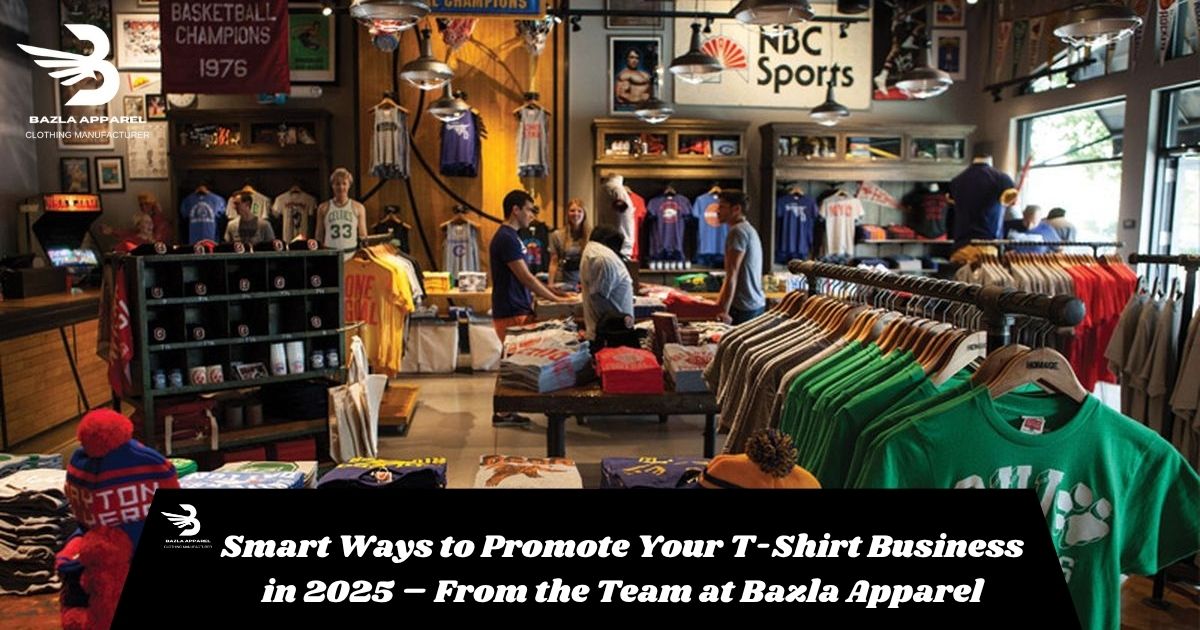 Smart Ways to Promote Your T-Shirt Business in 2025 – From the Team at Bazla Apparel