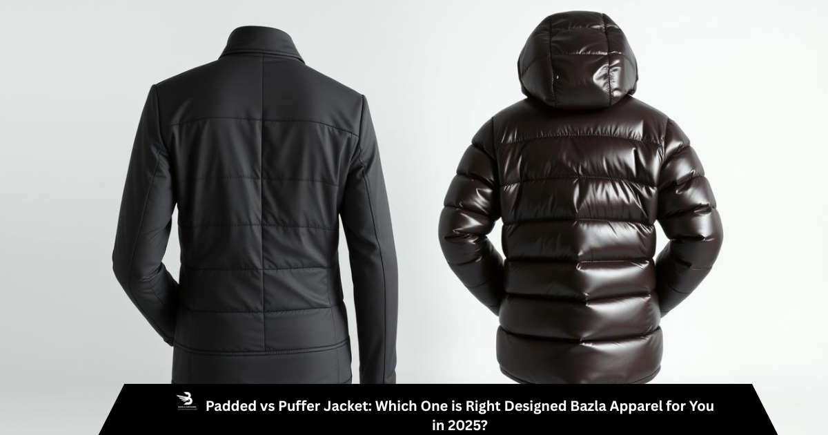 Padded vs Puffer Jacket: Which One is Right Designed Bazla Apparel for You in 2025?